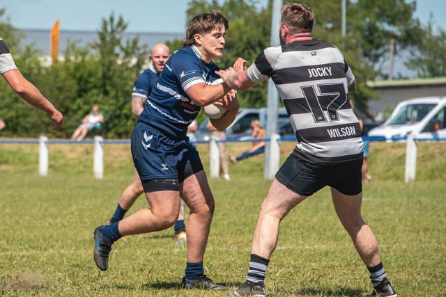 Teenager Ben Flaxman had a strong debut for Featherstone Lions' open age team. Picture: Jonathan Buck
