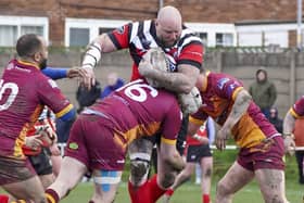 Adam Biscomb was a try scorer in Normanton Knights' narrow defeat to National Conference Division Two leaders Heworth.
