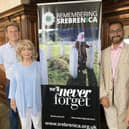 Wakefield Council deputy leader Jack Hemingway, Council Leader Denise Jeffery, Councillor Usman Ali and Councillor Jackie Ferguson at the Remembering Srebrenica event at Wakefield Town Hall.