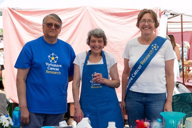 Yorkshire Cancer Research held a stall to help raise funds for its vital work.