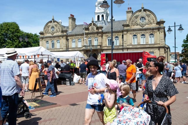 Hundreds of people enjoyed a day out in the town for the annual gala.