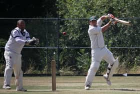 Liam Ineson batting for Pledwick against Streethouse seconds in Division Three of the Pontefract Cricket League. Picture: Andy May