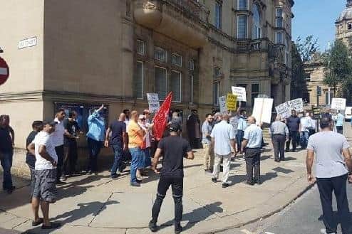 Drivers from the Wakefield Driving Association (WDA) have previously picketed the Town Hall over the licensing policy.