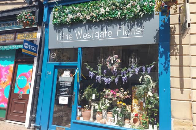 Little Westgate Florist was shut today due to the hot weather.