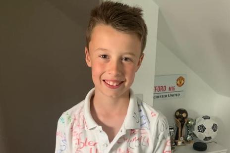 Ethan’s last day of primary school, shared by Rebecca Taylor.