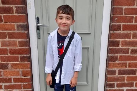 Lisa Dove shared her photo of her young one's last day of school for the summer.