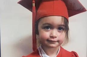 Levi Mandy Earley shared her graduation little one.