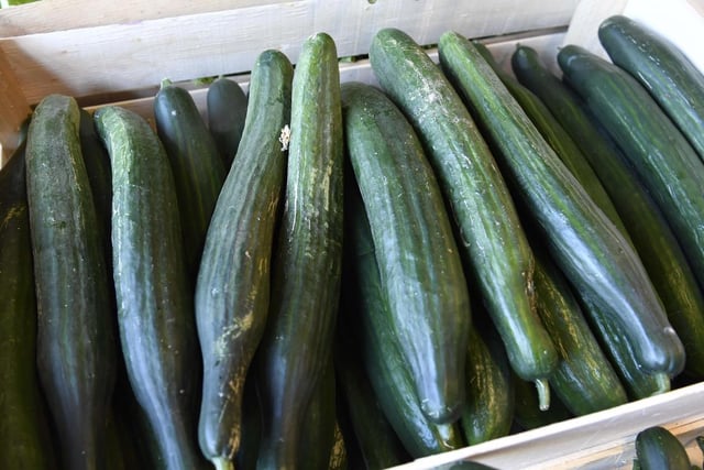 Cucumbers are high in a chemical compound called cucurbitacin which can cause gas production in the body.