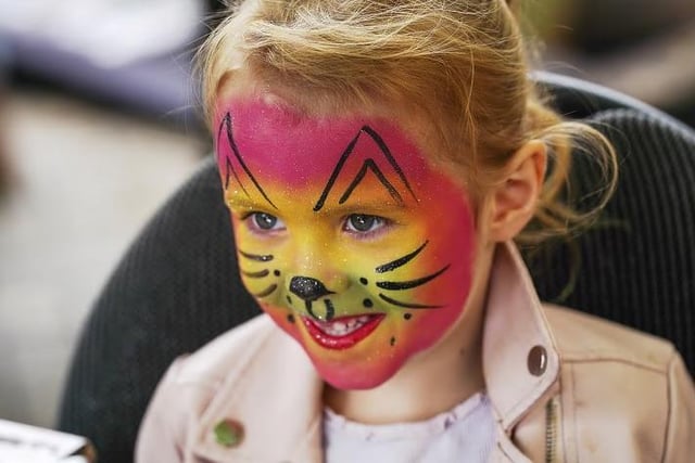 Children were able to be transformed into their favourite animals and characters.