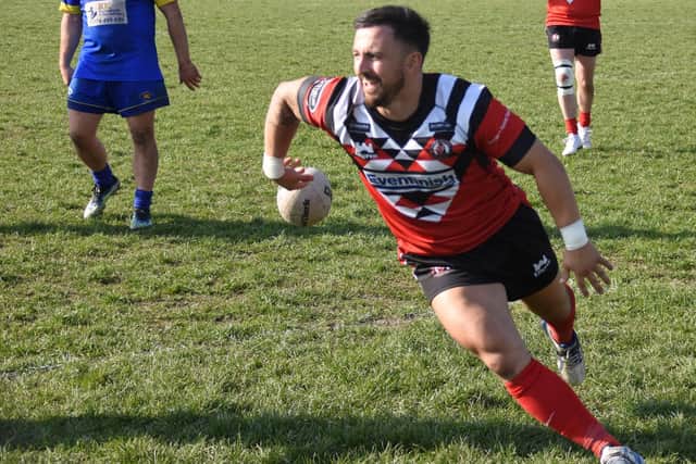 Jake Crossland scored a try and was sin-binned late on for Normanton Knights against Woolston Rovers.