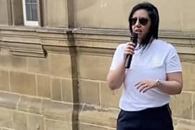 Wakefield Labour councillor Nadiah Sharp is to face a party disciplinary hearing after supporting taxi drivers when they staged a Town Hall protest.