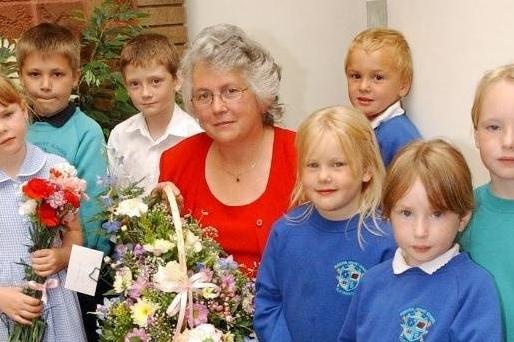 Headteacher Janet Young retired from Purston Infant School in 2005.
