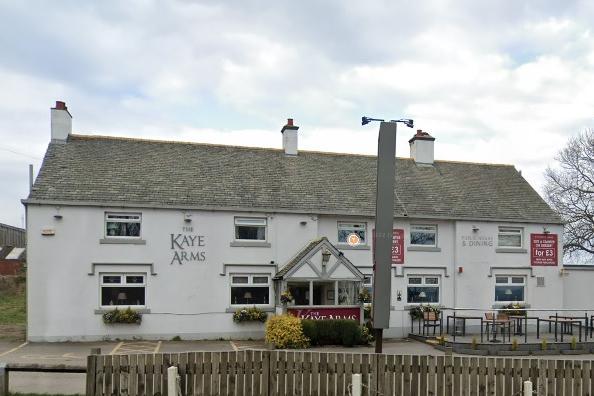The Kaye Arms on Wakefield Road, Grange Moor, Wakefield has 4.5 stars.