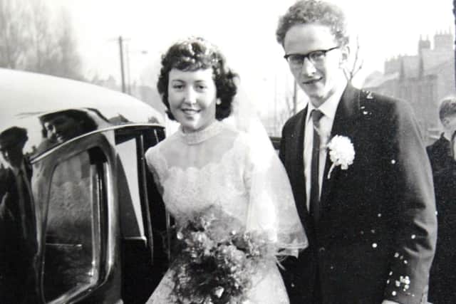 Norman Hazell and his wife Kathleen married on February 16, 1957 at English Martyrs Church, in Wakefield.