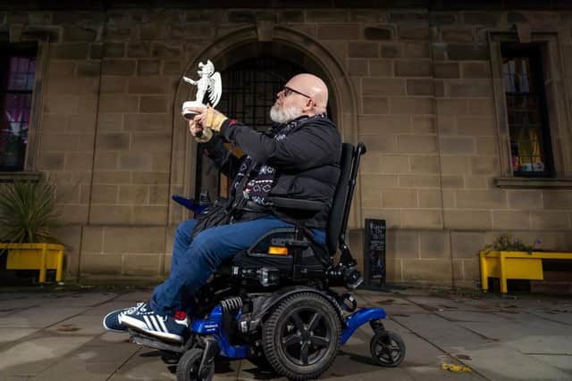 Internationally acclaimed artist Jason Wilsher-Mills will have a bronze sculpture displayed in Wakefield as part of new sculpture trail planned for his home city. Picture: Scott Merrylees.