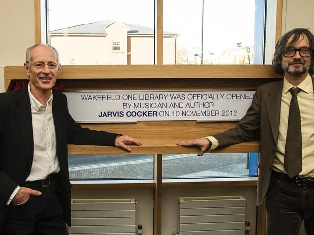 Pulp singer Jarvis Cocker opened the library in its current home alongside then council leader Peter Box in 2012.