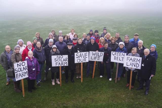 The Save Sitlington residents' group has been set up to fight plans for a major solar farm across 360 acres of countryside straddling the border of Wakefield and Kirklees. Picture: Scott Merrylees