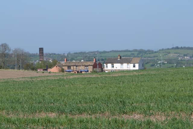 Objectors say the solar farm would turn areas of open country side in Wakefield and Kirklees into an "industrial landscape". Part of the proposed site looking towards Overton. Picture by Martin Hague.