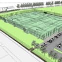 Ossett Academy has applied to build an artificial grass pitch and changing pavilion with 76 car parking spaces on land at Green Park.