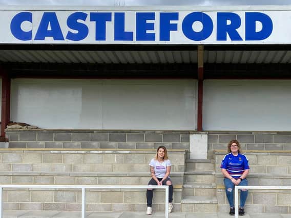 Charity partners: Castleford Rugby Union Ladies, who are teaming up with a worthwhile cause in their first season.