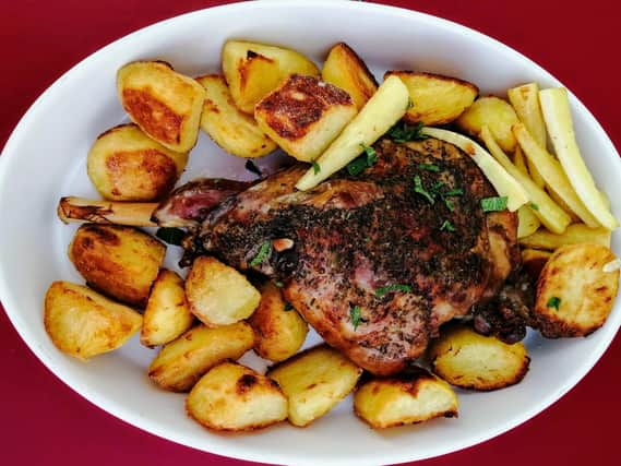Kleftiko is a traditional Greek recipe made with slow cooked lamb