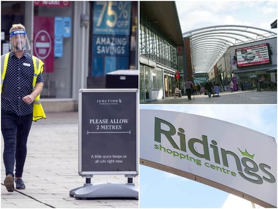 Lockdown easing: These are all the shops reopening at Wakefield's Trinity Walk, The Ridings and Junction 32 shopping centres from Monday