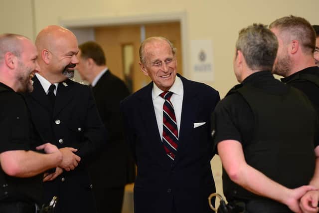Flags on all Wakefield Council buildings are to be flown at half mast for the foreseeable future, as a mark of respect following the death of Prince Philip. The Duke of Edinburgh is pictured during a visit to Wakefield in 2015.