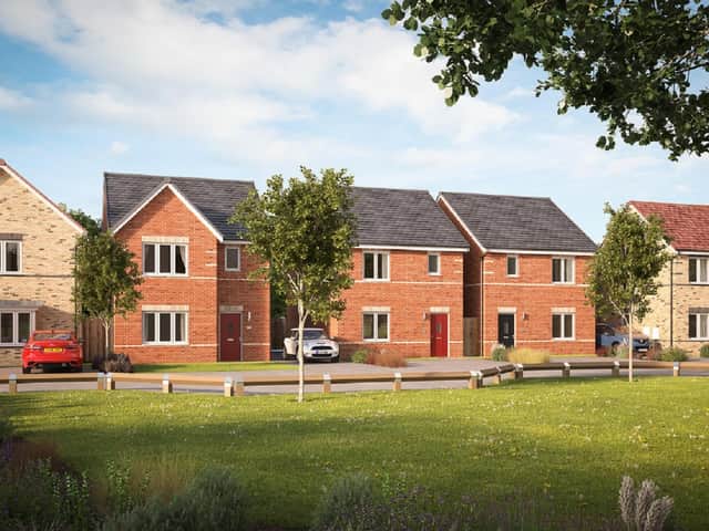 Avant Homes to deliver 140 homes at £32m development in Castleford (street scene of typical house designs shown)