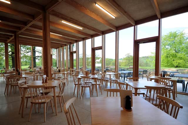 The £3.6m visitor centre and restaurant first opened in 2019, and just weeks later secured three prestigious awards at the RIBA Yorkshire Awards.
