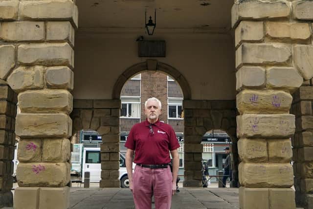 Paul Cartwright, chair of Pontefract Civic Society said the vandals showed 'utter contempt and disrespect'