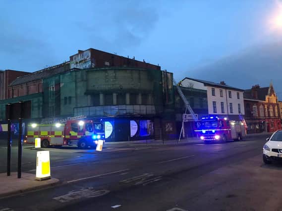 Fire crews were called to a blaze at Wakefield's former ABC Cinema over the weekend, it has been confirmed. Photo: Kasia Nitenberg