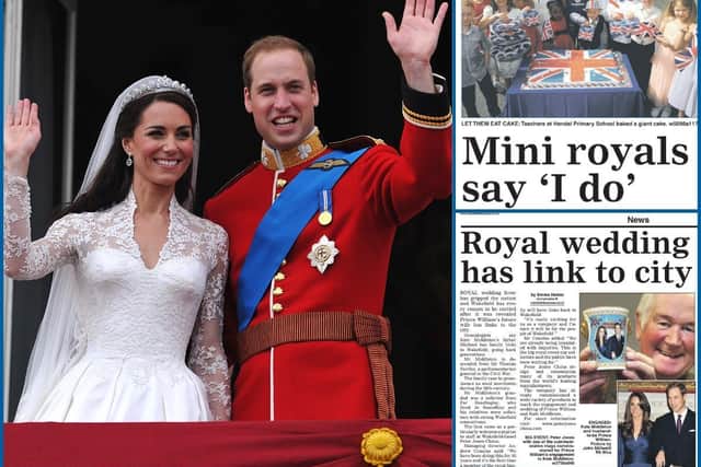 Today marks 10 years since the wedding of William and Kate, the Duke and Duchess of Cambridge - but as millions look back on the big day, do you remember Kate Middleton's surprising Wakefield links? Photo: Getty Images/JPI Media