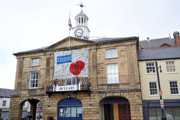 A community poppy display has come to life again to commemorate 100 years of the Royal British Legion