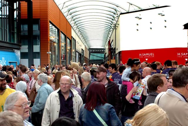 Now filled with shops, restaurants, cafes and more, Trinity Walk is a bustling centre at the heart of Wakefield - and it can be hard to imagine the city without it. But today marks exactly 10 years since the centre opened for the first time.