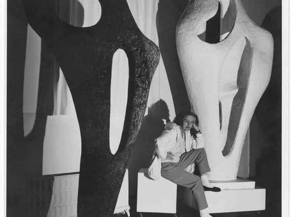 Barbara Hepworth November 1964. Picture by Lucien Myers. copyright Bowness.