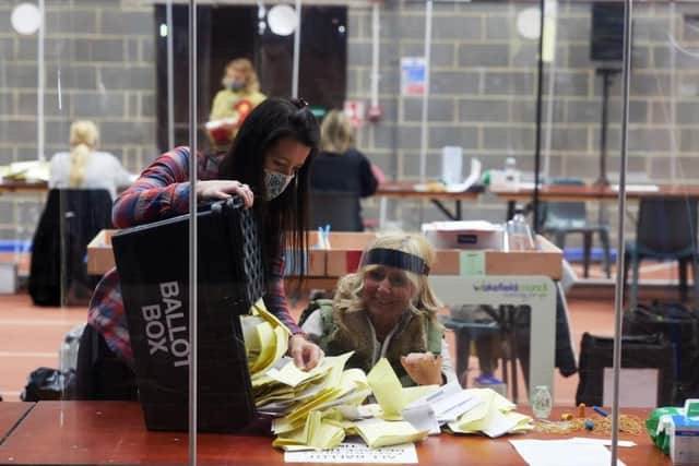 The turnout topped 30 per cent, a small increase on the last two local elections in Wakefield.