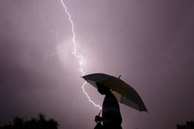Police in Wakefield have issued advice on staying safe during thunderstorms, following the tragic death of a nine-year-old boy in Blackpool who was struck by lightning. Photo: RAKESH BAKSHI/AFP via Getty Images