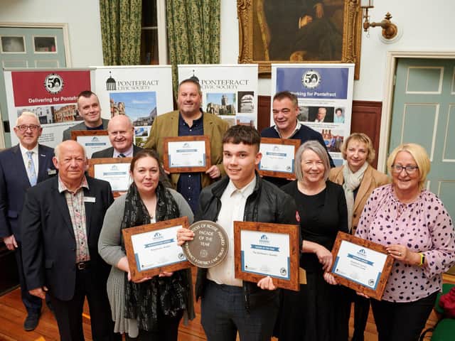The 2019 Design Awards Ceremony held at Pontefract
Town Hall in Jan 2020
