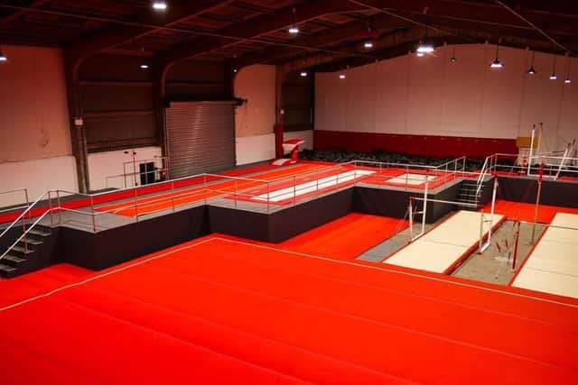 The purpose-built facility has state-of-the-art Olympic-standard equipment including full sized beams, professional sets of bars and a huge foam pit.