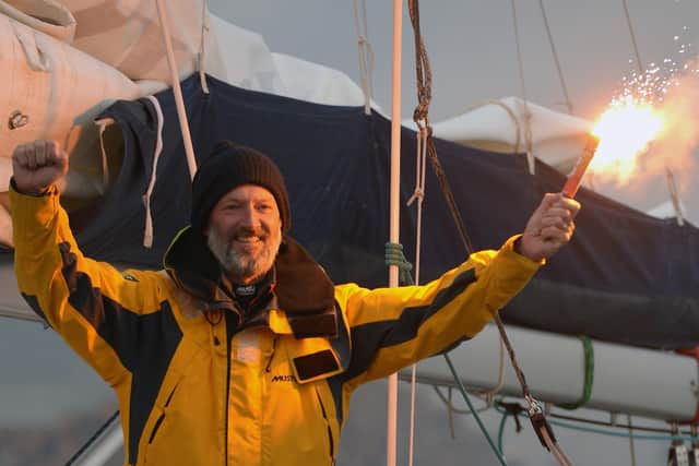 Gerry was the first profoundly deaf British sailor to sail single-handedly across the Atlantic Ocean.