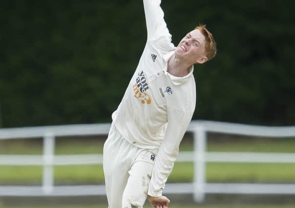 Eddie Morrison, who claimed 1-45 in 13 overs for Castleford against Driffield Town.