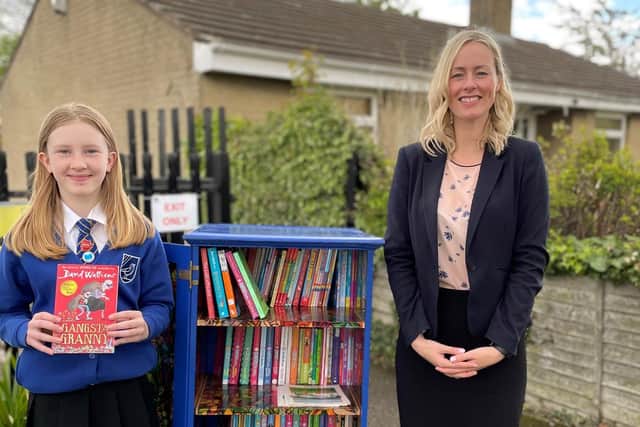 Pontefract pupils are hoping to inspire their community to pick up a book