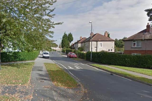 Whinney Moor Avenue, Lupset, when the violent altercation took place.