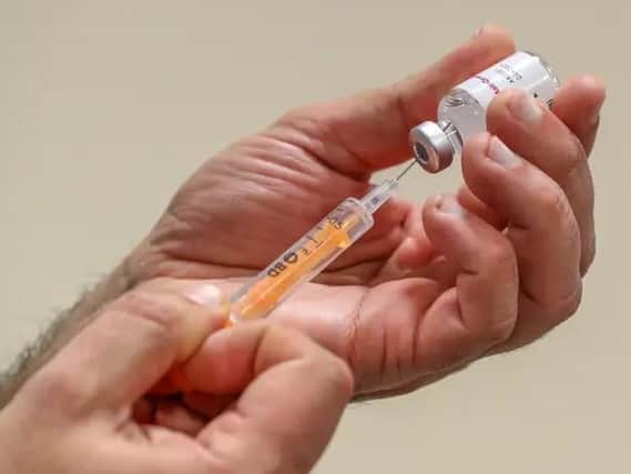 Two in five people in Wakefield have received two doses of a Covid-19 vaccine, figures reveal.