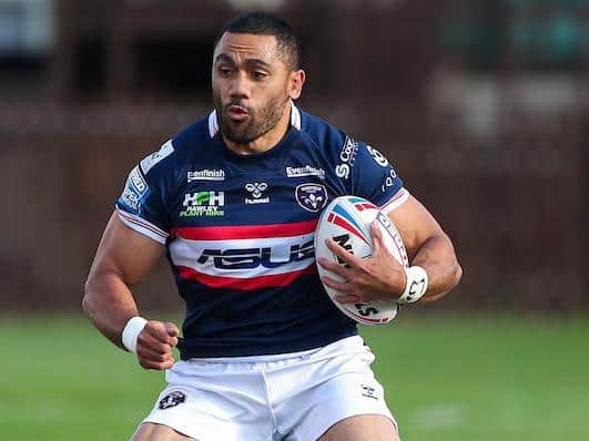 Trinity's Bill Tupou is set to return from injury against Hull KR. Picture by Alex Whitehead/SWpix.com.
