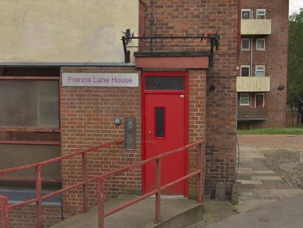 Casey Bellwood. 27, was found dead at his flat in Francis Lane House, Horsefair, Pontefract, on January 13. Picture: Google Maps.