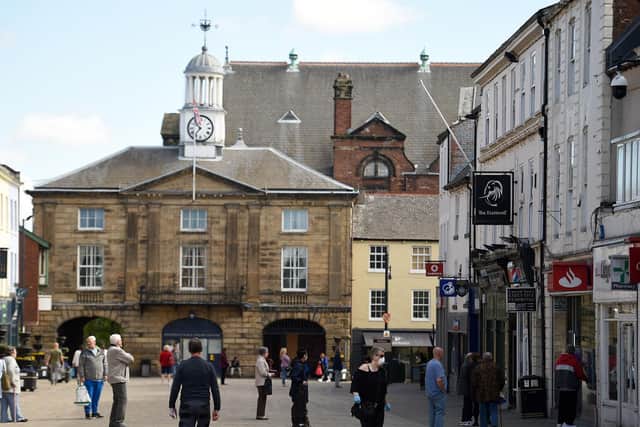 Post-Covid Pontefract town centre. Picture courtesy of Oli Scarff/Getty Images