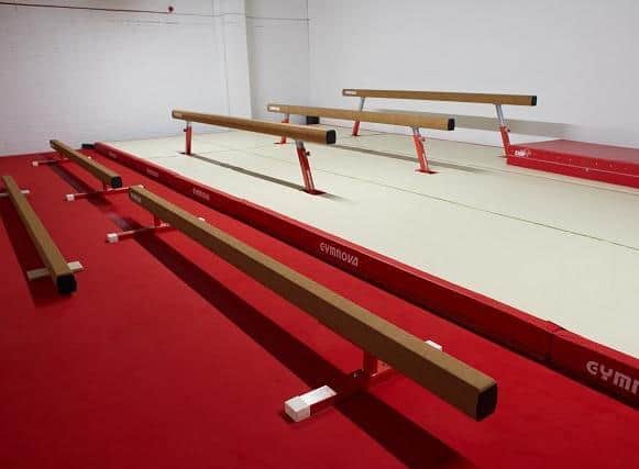 The purpose-built facility has state-of-the-art Olympic-standard equipment including full sized beams, professional sets of bars and a huge foam pit.