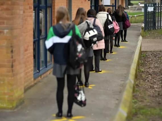 Schools across England reopened to all year groups from September, with students sent home in bubbles to self-isolate when coronavirus cases were detected.