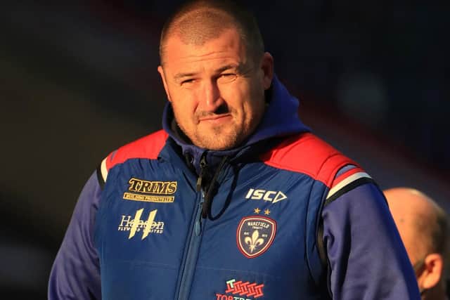 Relieved Wakefield Trinity coach Chris Chester. Picture: Mike Egerton/PA Wire.